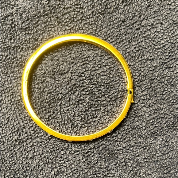 Kate Spade Pink and Gold Bangle with crystals Bracelet - Picture 4 of 5